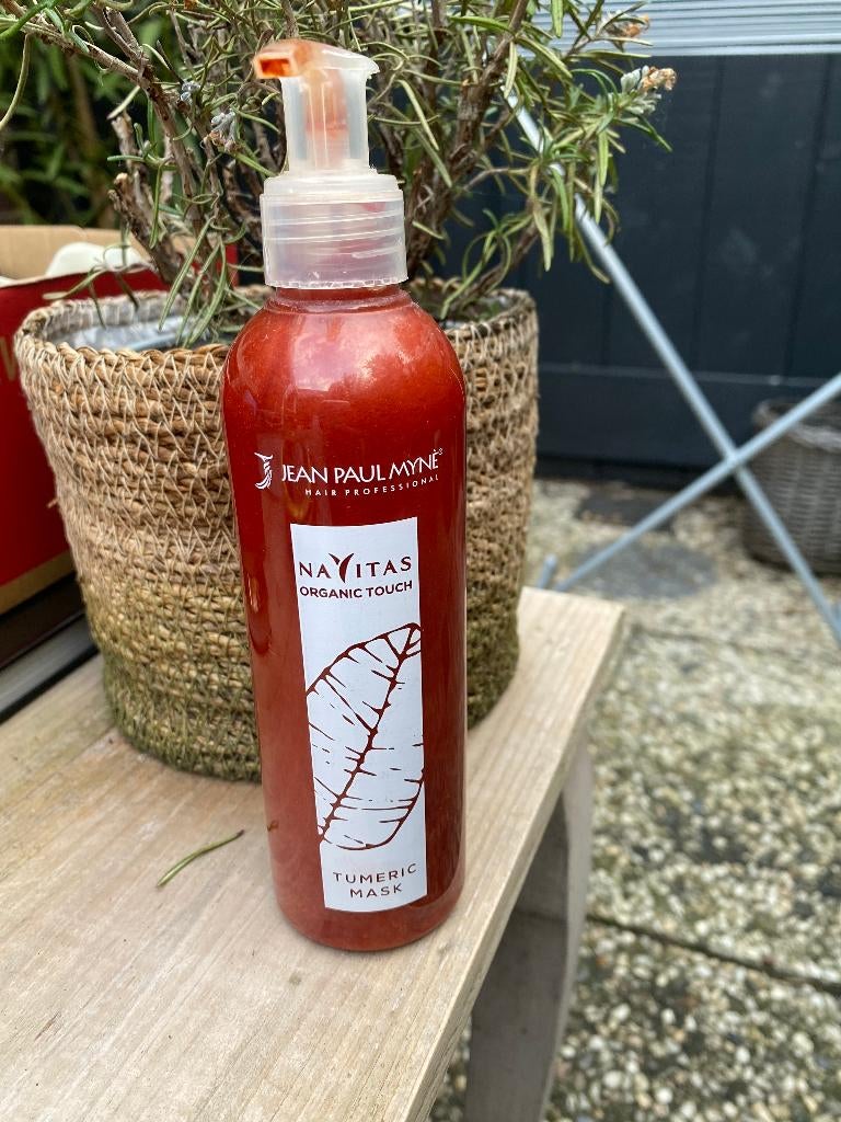 ***Jean Paul Myne*** haarverzorging Navitas Tumeric mask, Ophalen of Verzenden, Gebruikt, Haarverzorger of -hersteller