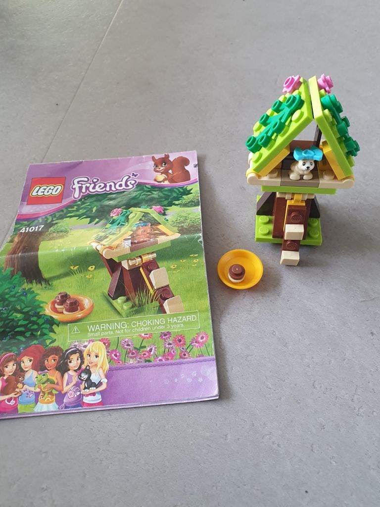 LEGO Friends Eekhoorn Boomhut 41017 met handleiding, Ophalen of Verzenden