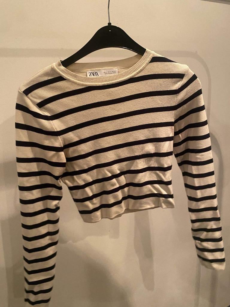Top van zara, Kleding | Dames, Tops, Ophalen of Verzenden, Zo goed als nieuw, Maat 38/40 (M), Zonder mouw