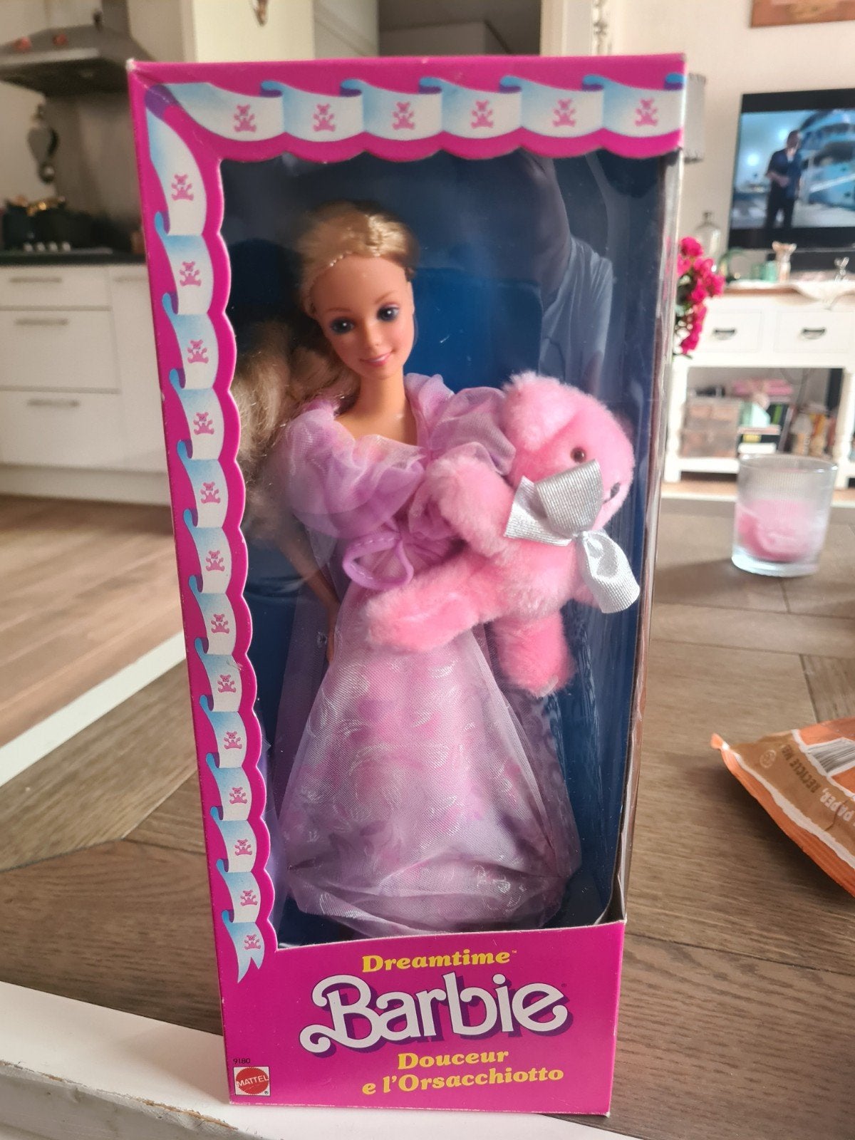Vintage Dreamtime Barbie Douceur e l'Orsacchiotto (NIB), Ophalen of Verzenden, Nieuw, Barbie