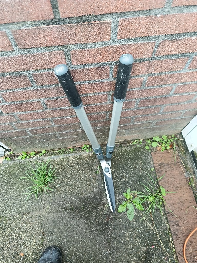 Grasschaar haaks, Ophalen, Gebruikt, Onkruidsteker, Onbekend