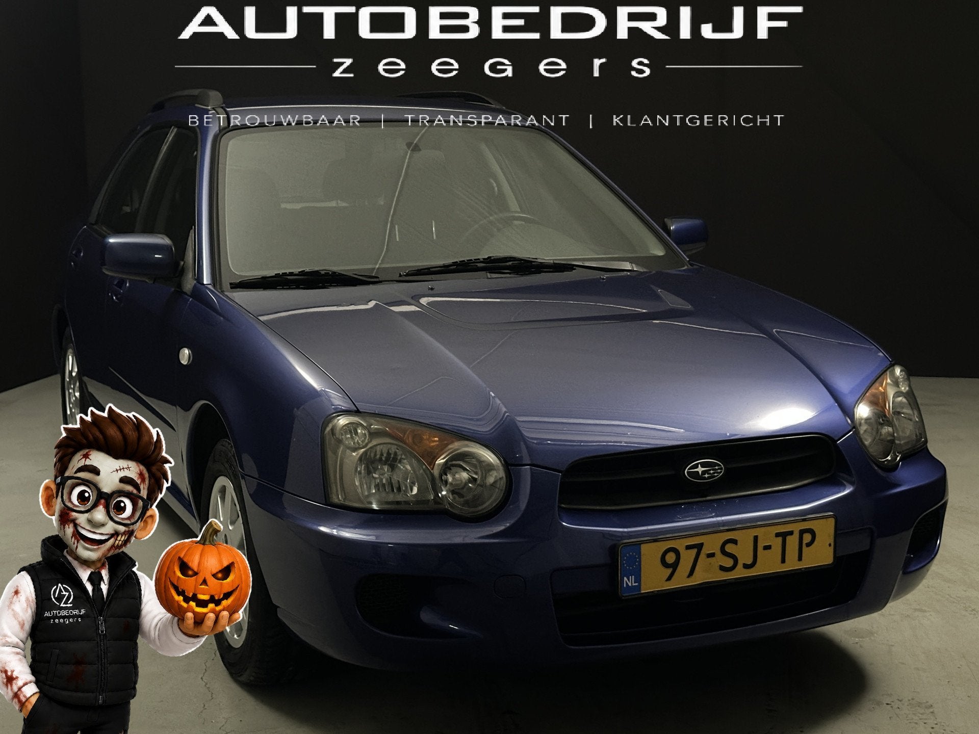 Subaru Impreza Plus 1.6 TS AWD *Lage KM*NAP*AC* (bj 2006), Auto's, Gebruikt, 4 cilinders, Blauw, Origineel Nederlands