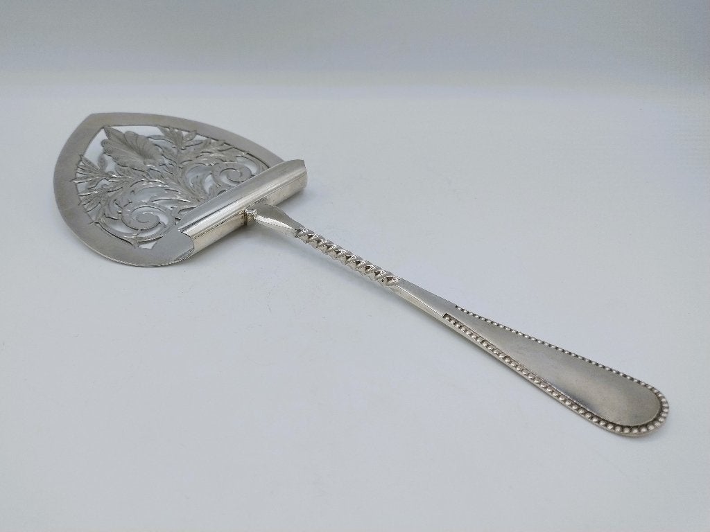 Zilveren  aspergeschep, J. Boon, Schoonhoven, 1904, Verzenden