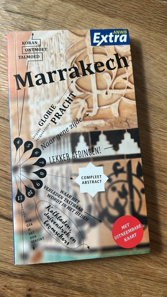 ANWB Extra Reisgids Marrakesh - Met uitneembare kaart, Boeken, Onbekend, Afrika, Ophalen of Verzenden, Zo goed als nieuw