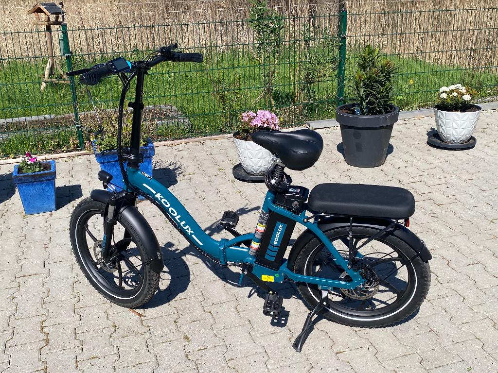 e bike vouwfiets merk KOOLUX, Fietsen en Brommers, Elektrische fietsen, Nieuw, 51 tot 55 cm, 30 tot 50 km per accu, Ophalen