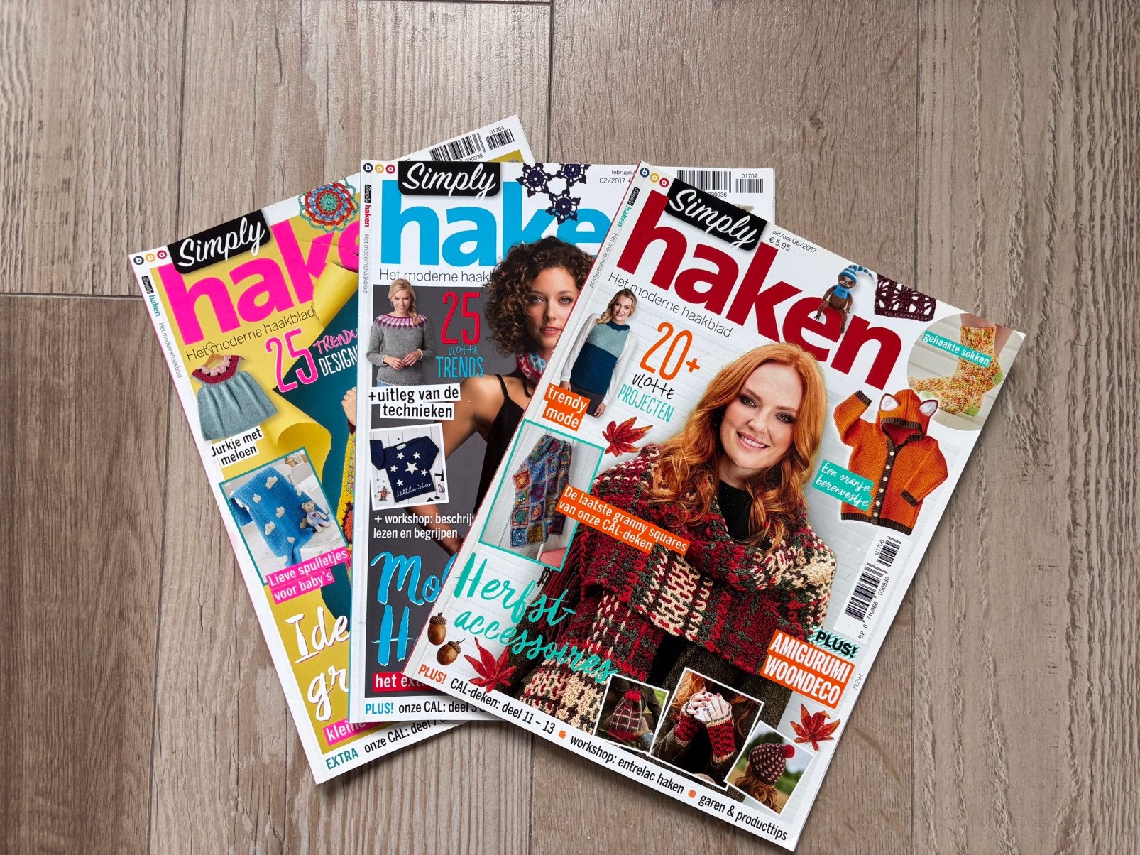 Simply haken patronen - 02/2017 - 04/2017 - 06/2017, Ophalen of Verzenden, Gebruikt, Haken, Patroon of Boek
