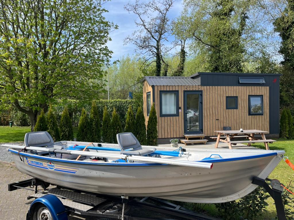Linder 440 Fishing met 8pk, Watersport en Boten, Ophalen, Gebruikt, Tot 10 pk, Viertaktmotor