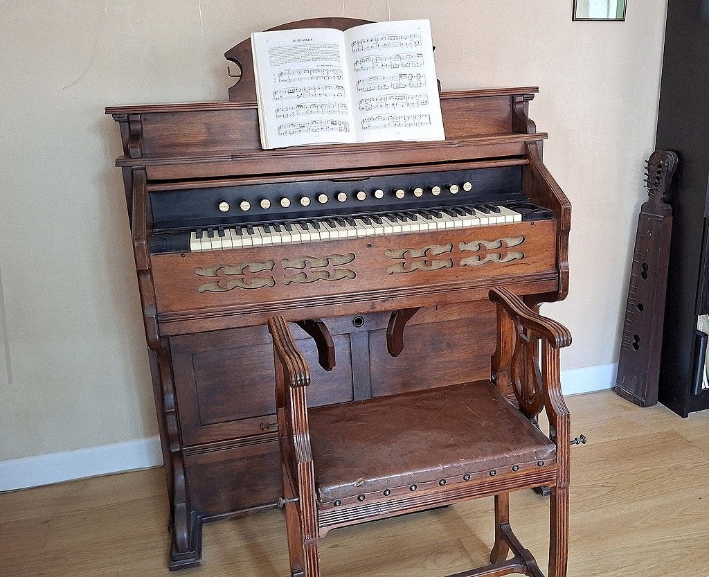Harmonium Estey Organ Co, Muziek en Instrumenten, Ophalen, Gebruikt, 1 klavier, Harmonium