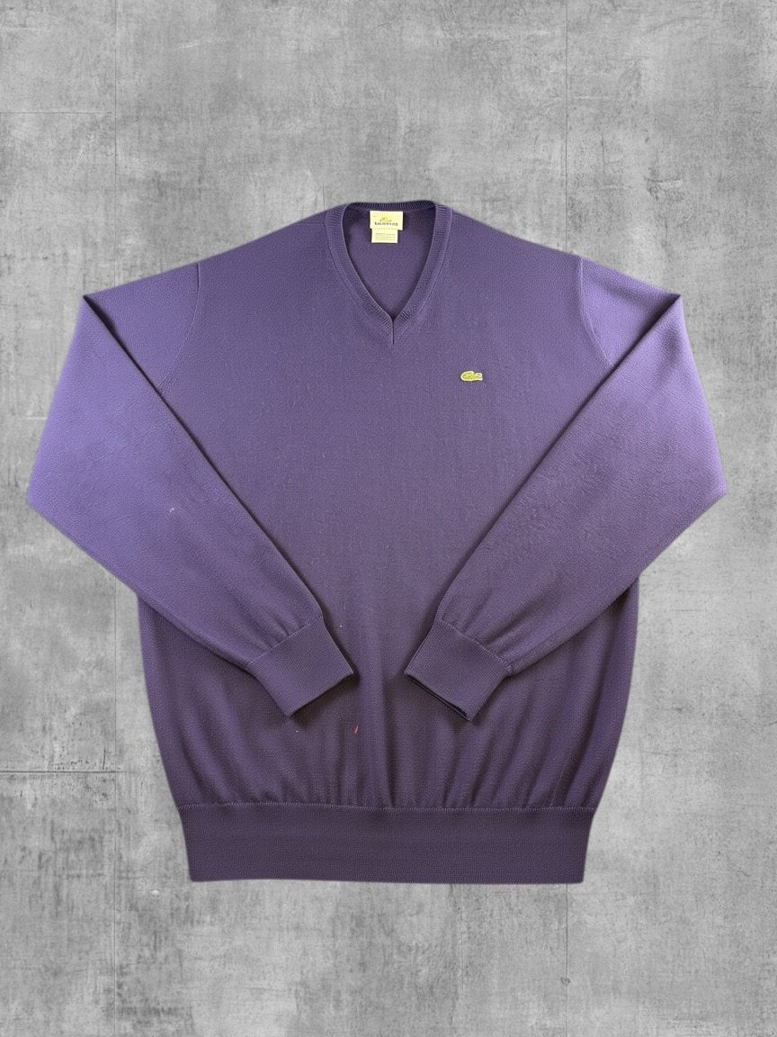 Lacoste trui rood heren maat XXL v-hals v-neck sweater, Verzenden, Gedragen, Overige maten, Rood