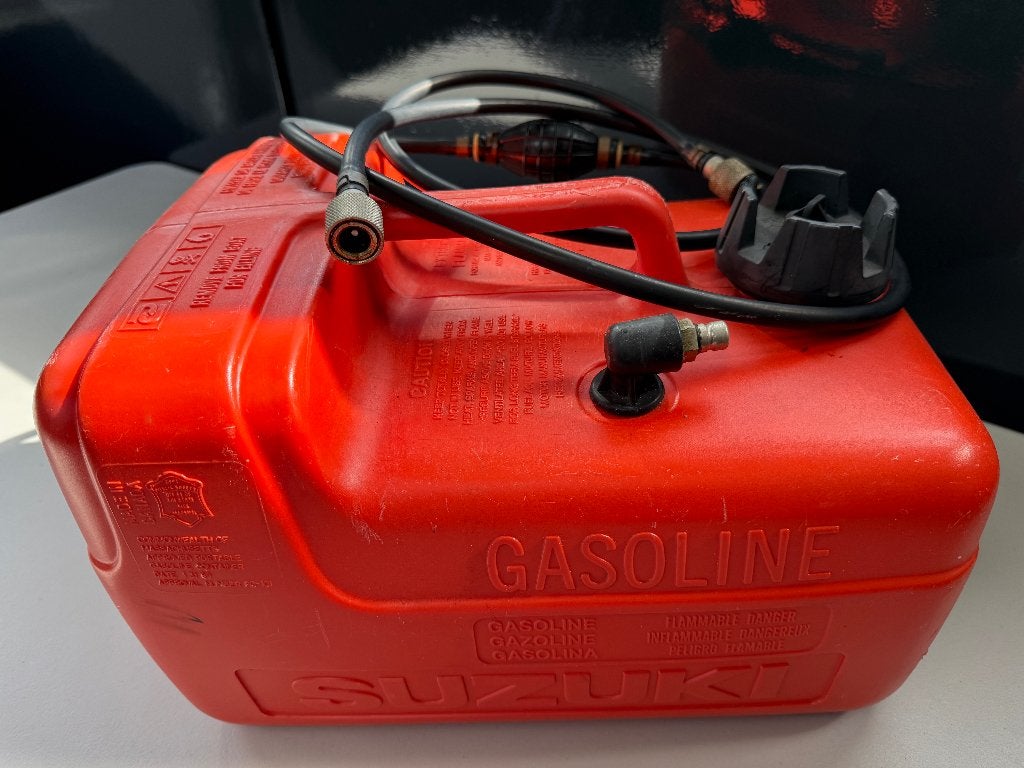 benzine tank Suzuki bb motor, Ophalen, Gebruikt