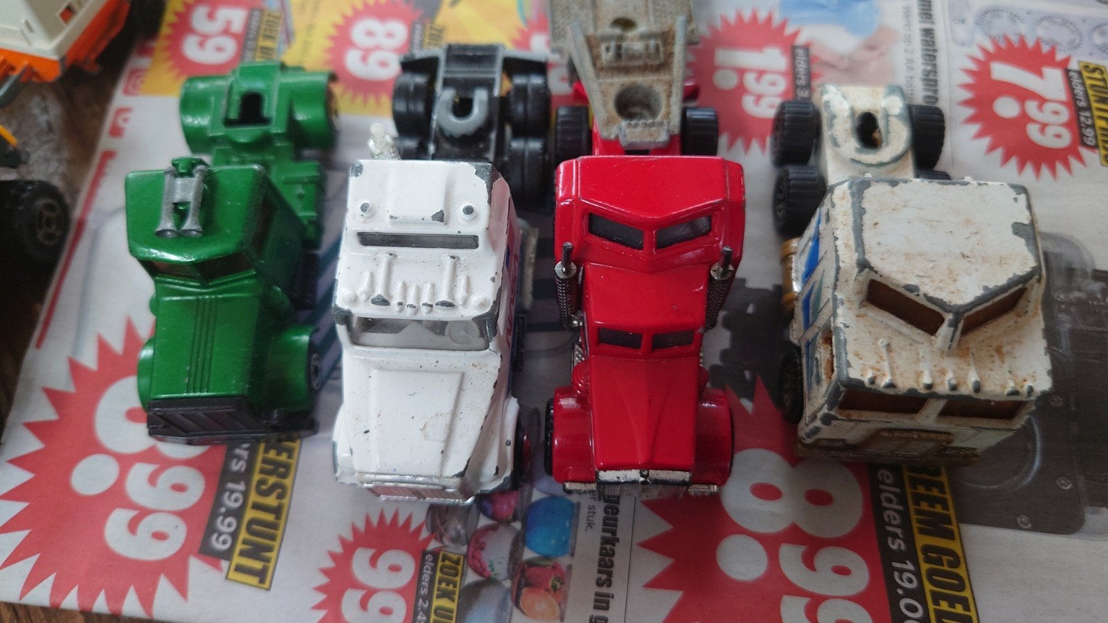 Matchbox & Majorette Kenworth Long Haul trucks, Ophalen of Verzenden, Gebruikt, Bus of Vrachtwagen, Matchbox