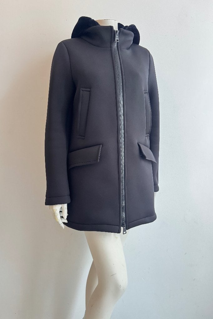 Herno winterjas parka 40, Ophalen of Verzenden, Zo goed als nieuw, Maat 38/40 (M), Zwart
