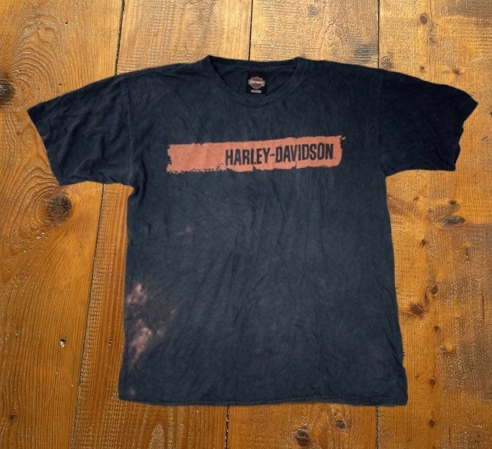 Vintage Harley Davidson T-shirt Nags Head NC L, Maat 52/54 (L), Verzenden, Zwart, Onbekend