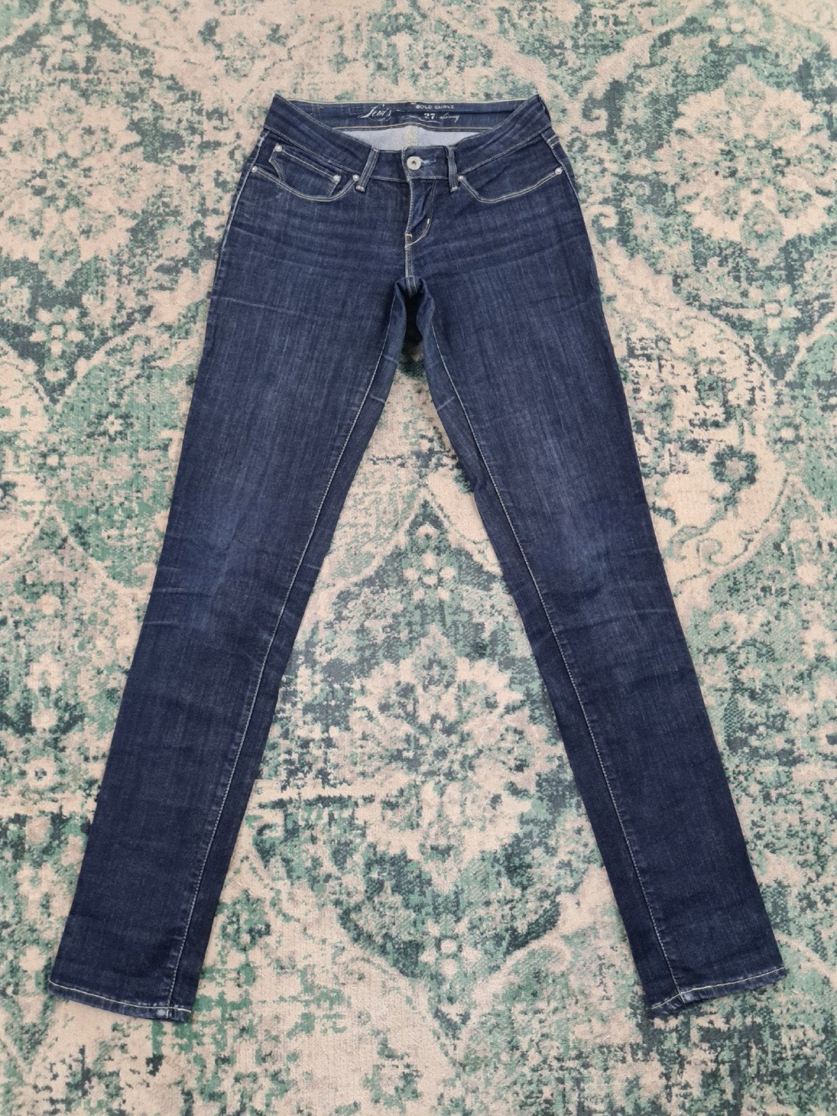 Levi’s bold curve skinny W27 L34 Dames Tulsi2734 Low-rise, Blauw, Ophalen of Verzenden, Zo goed als nieuw, W27 (confectie 34) of kleiner