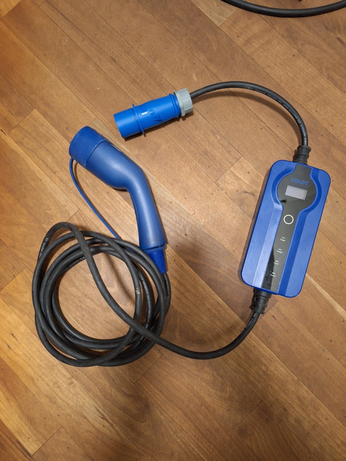 Draagbare mobile EV Oplader met ECC Socket - 220V, 5m kabel, Ophalen of Verzenden, Gebruikt