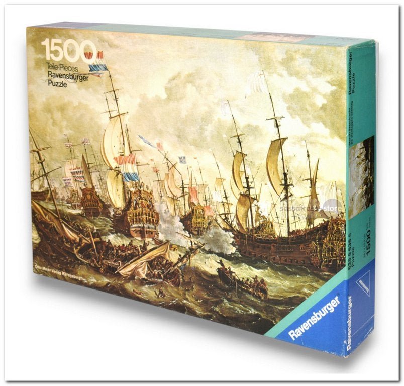 De vierdaagse zeeslag - Ravensburger - 1500 Stukjes, Ophalen of Verzenden, Meer dan 1500 stukjes, Zo goed als nieuw, Legpuzzel