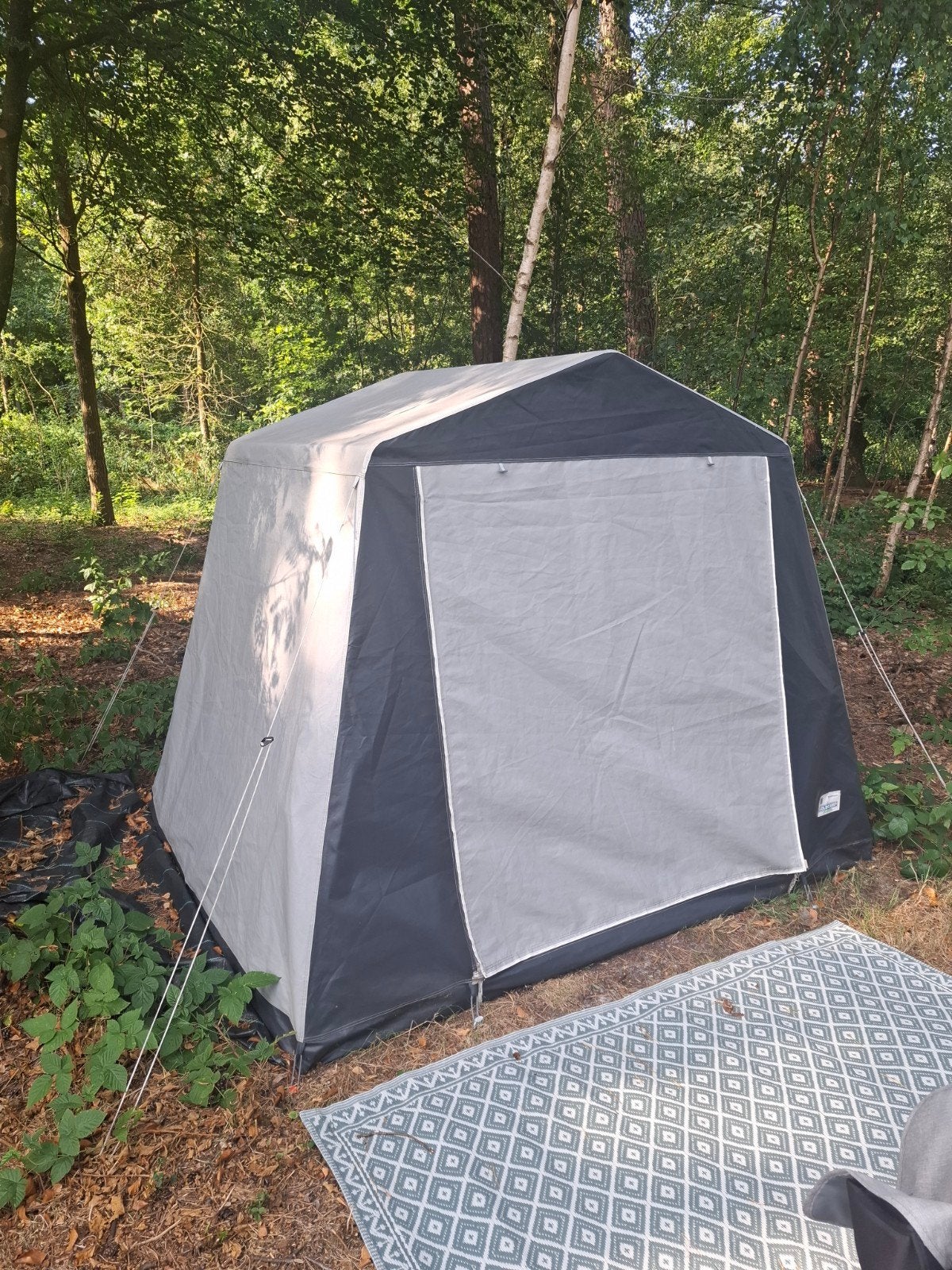 Goldcamp Zandvoort voortent, Ophalen