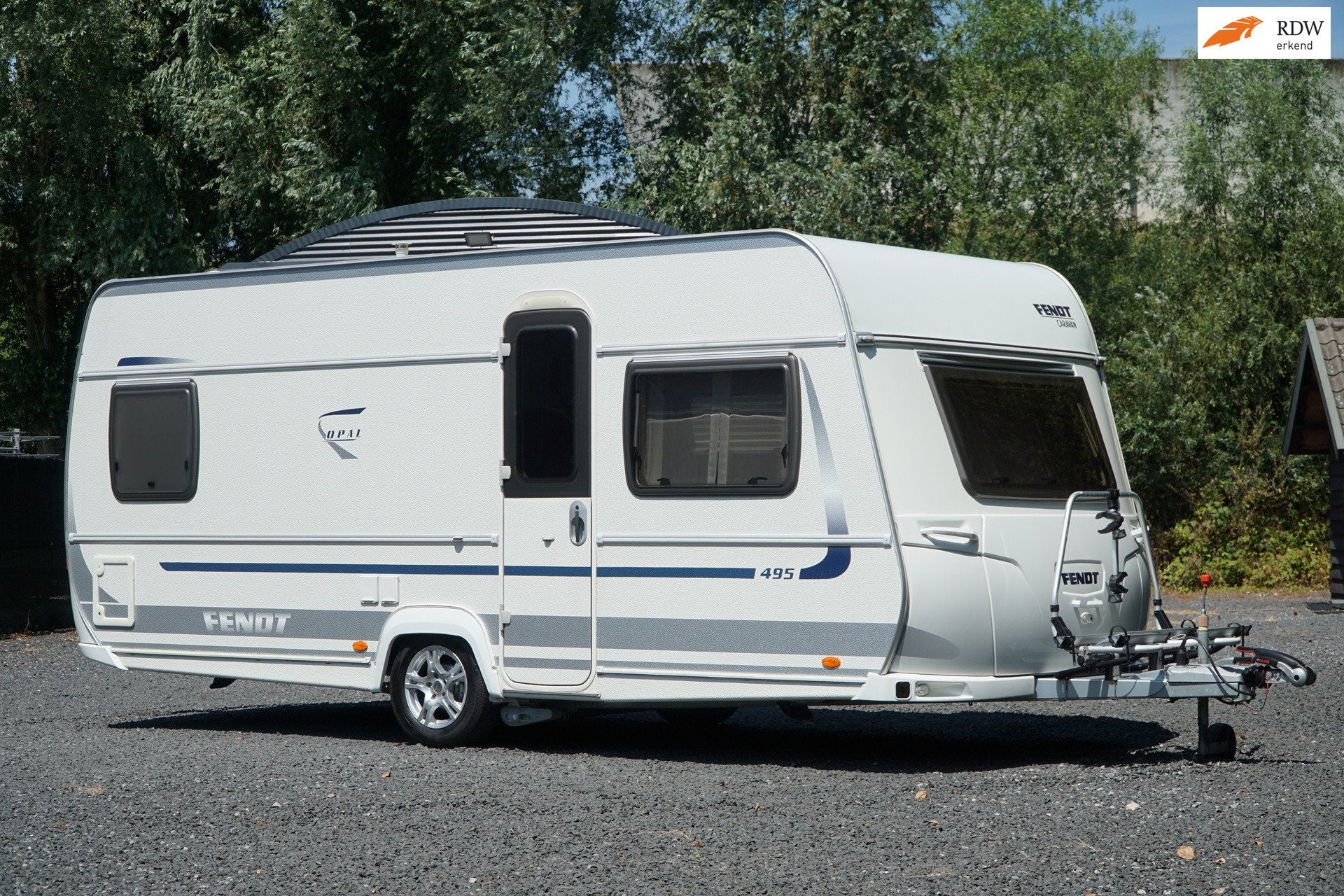 Fendt Opal 495 SF Frans Bed {Mover, Unico Voortent & Luifel}, Caravans en Kamperen, Bedrijf, Fendt, 5 tot 6 meter, 1250 - 1500 kg