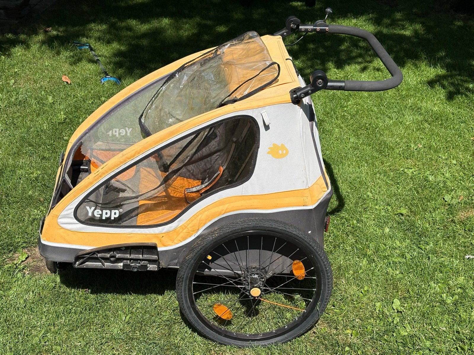 Yepp Kinderkar als fietskar of duwkar, Ophalen, Gebruikt, Kinderkar