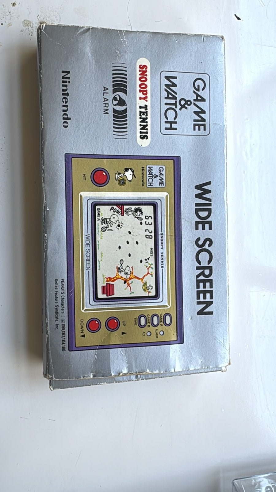 Nintendo Game & Watch Snoopy Tennis Wide Screen, Spelcomputers en Games, Gebruikt, 1 speler, Ophalen of Verzenden, Vanaf 3 jaar