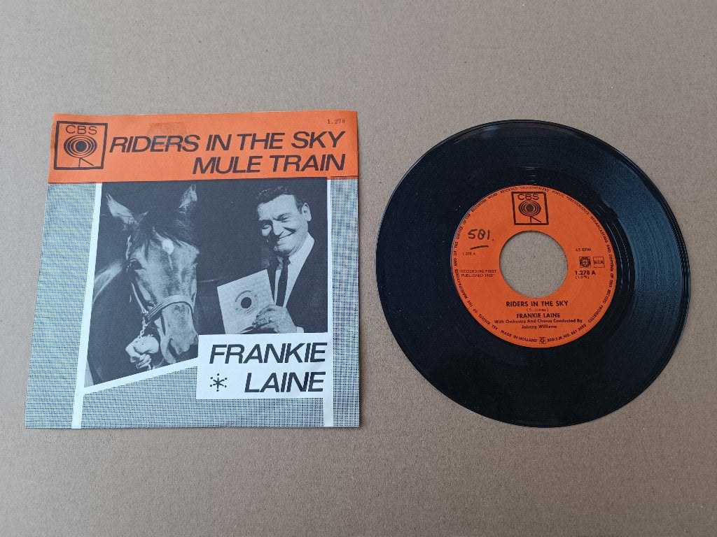 Single: Frankie Lane - Riders In The Sky (1963) USA, Cd's en Dvd's, Vinyl Singles, Verzenden, Gebruikt, 7 inch, Pop
