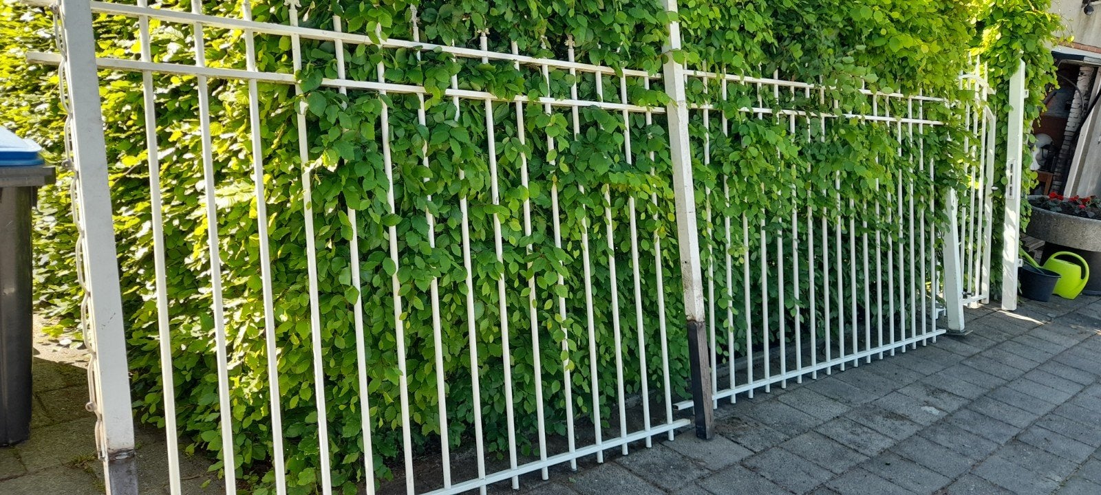 Hekwerk met looppoort, Ophalen, IJzer
