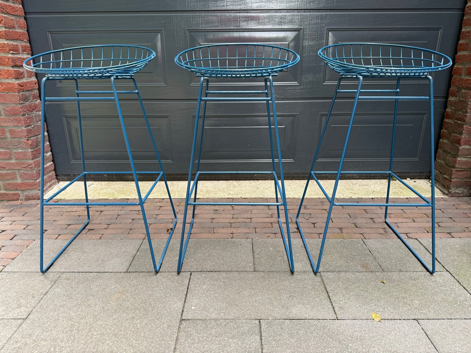 Set van 3 Pastoe SM05 barkrukken - Cees Braakman design, Ophalen, Gebruikt, 90 cm of meer, Gijpsvintage