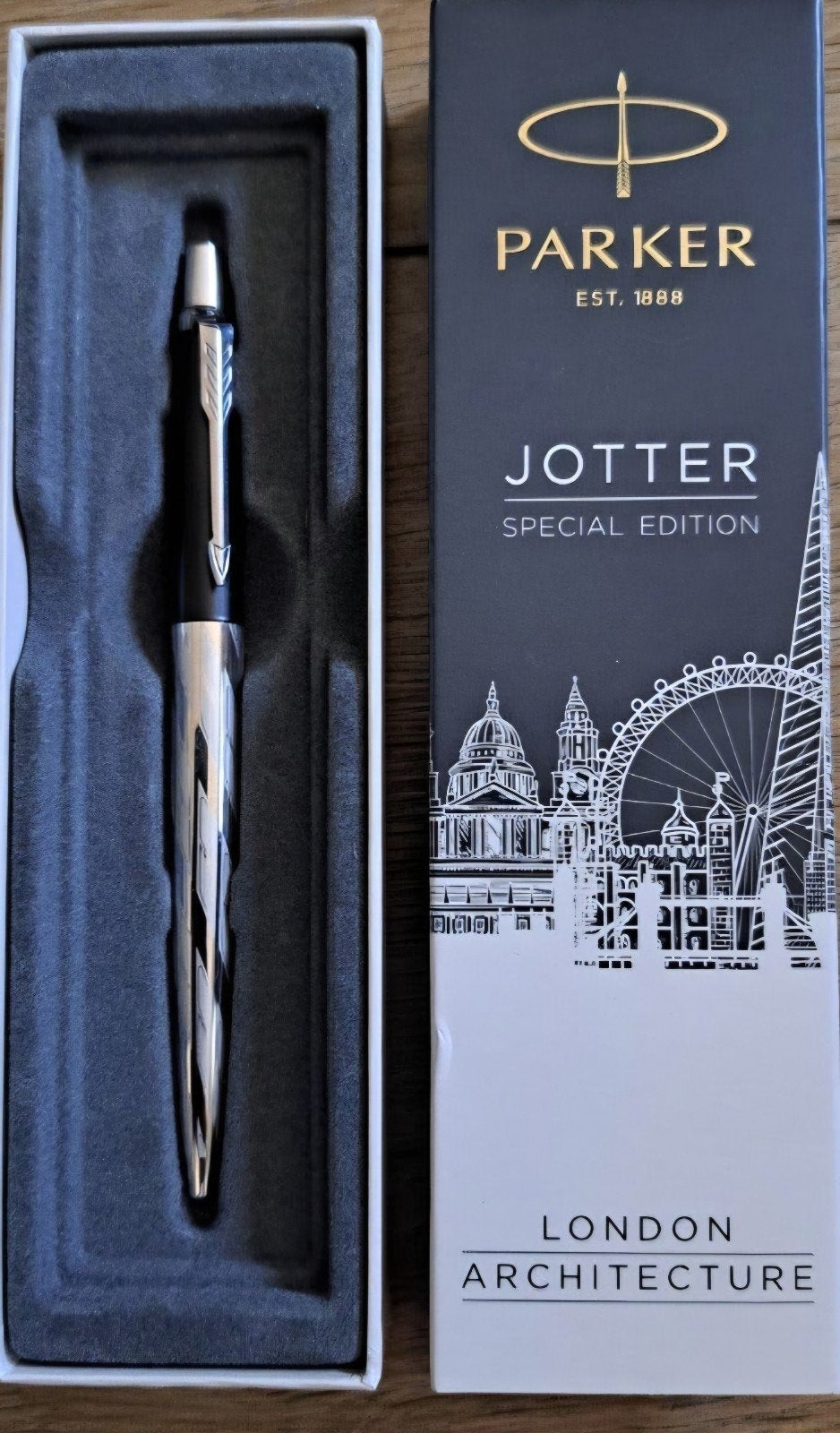 Parker Jotter Special Edition London Architecture zwart, Nieuw, Met doosje, Ophalen of Verzenden, Parker