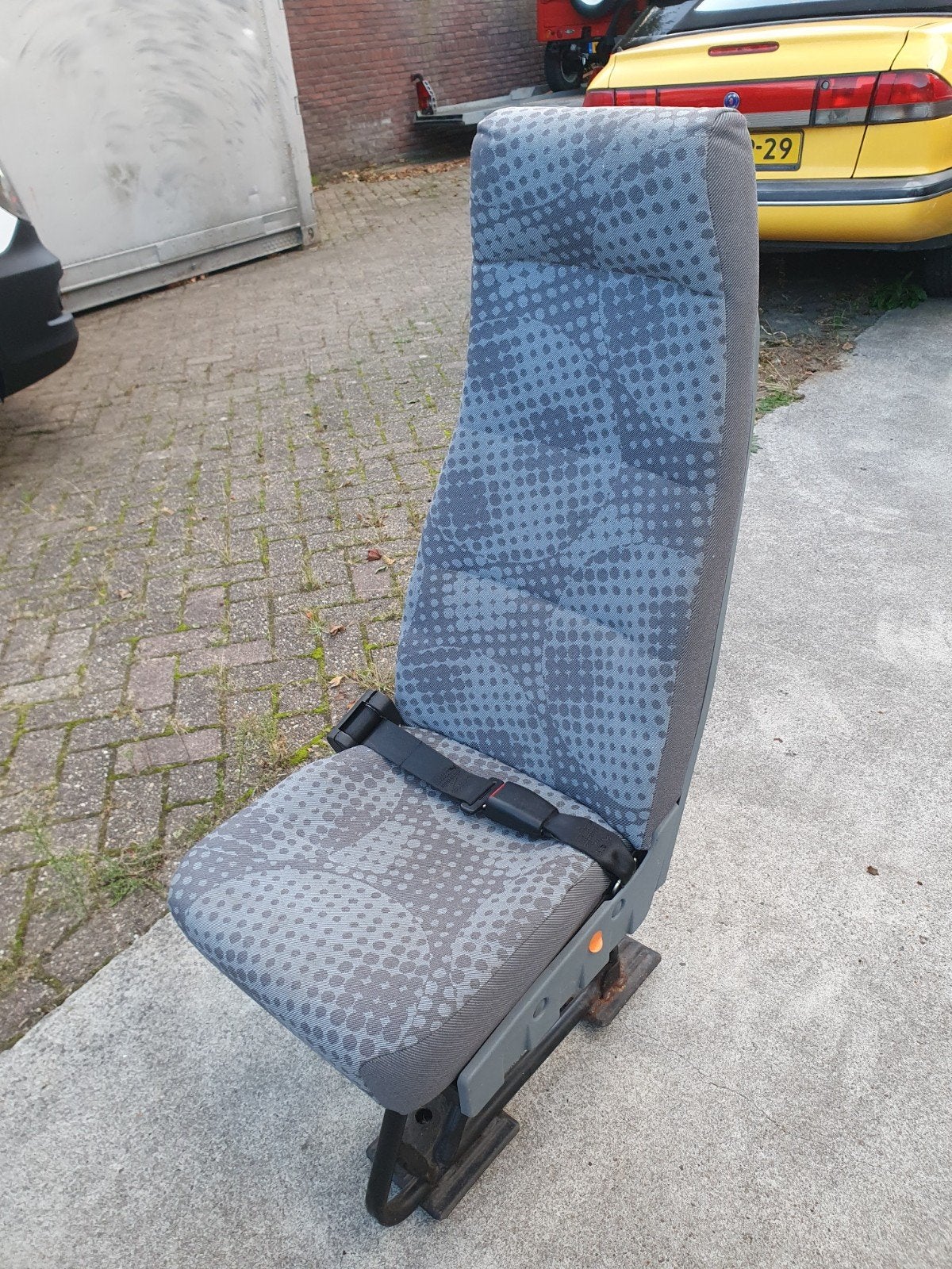 Autostoel met heupgordel van een Ford Transit. stoffen bekle, Auto-onderdelen, Ophalen of Verzenden, Ford