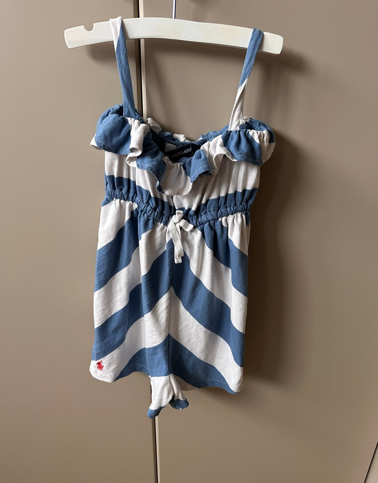 Ralph Lauren gestreepte playsuit maat 98/104, Ophalen of Verzenden, Gebruikt, Meisje, Overige typen
