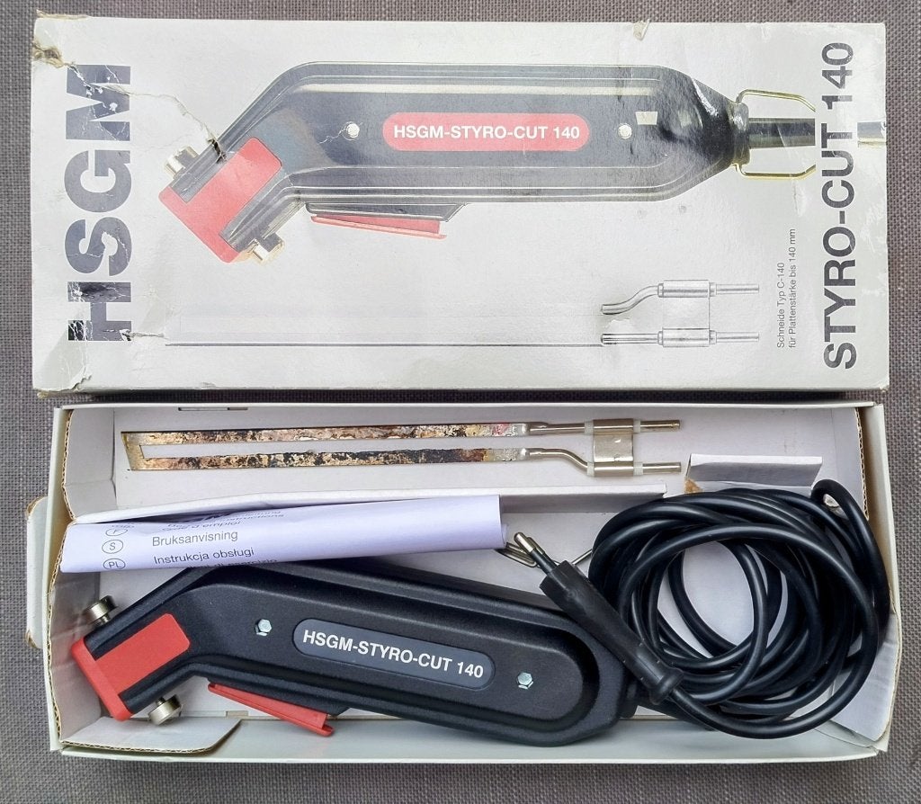 HSGM Piepschuimsnijder incl. C-140 mes, Doe-het-zelf en Verbouw, Gereedschap | Handgereedschap, Overige merken, Verzenden, Zo goed als nieuw