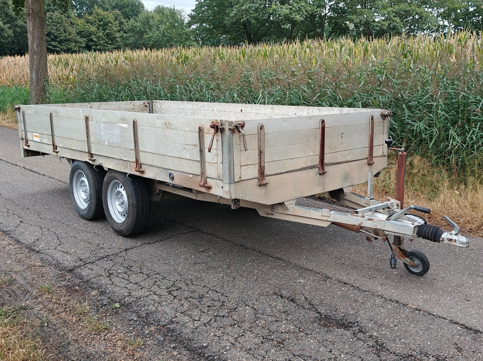 Hapert plateauwagen aanhanger 400x180 2700kg, Ophalen, Gebruikt, ., Hapert