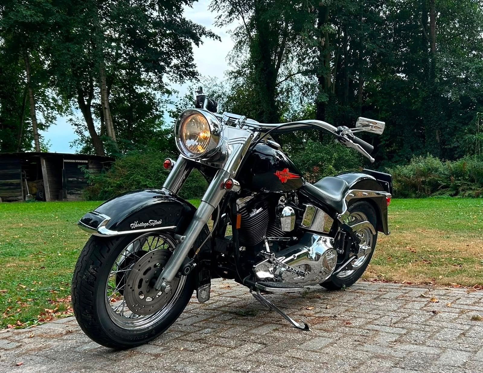 Harley-Davidson Heritage Softail Classic met lage km stand, Motoren, 2 cilinders, Gebruikt, Particulier, Meer dan 35 kW