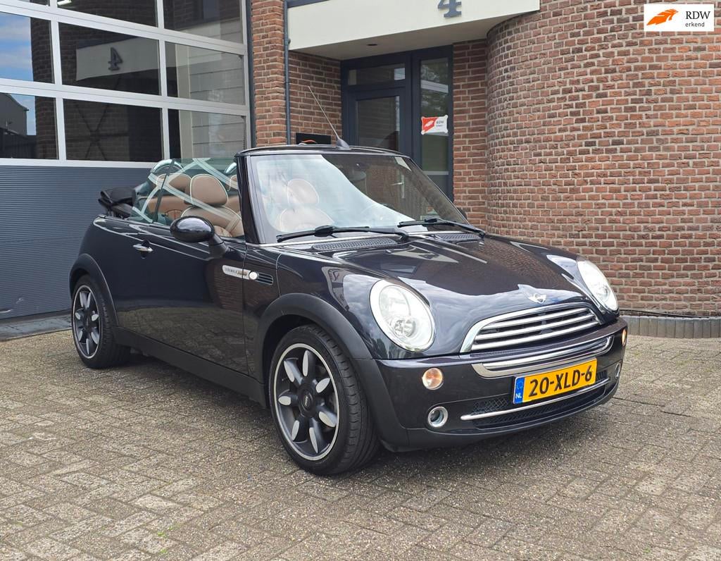 Mini Mini Cabrio 1.6 Cooper Leer |Apk 05-2027 |Airco, Voorwielaandrijving, Gebruikt, 4 cilinders, Cabriolet