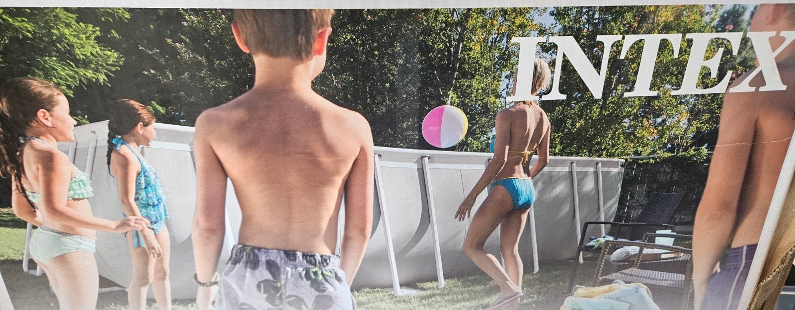 Intex Opzetzwembad - 300x175x80 cm - Rechthoekig, Ophalen, Gebruikt, 200 tot 300 cm, 80 tot 120 cm
