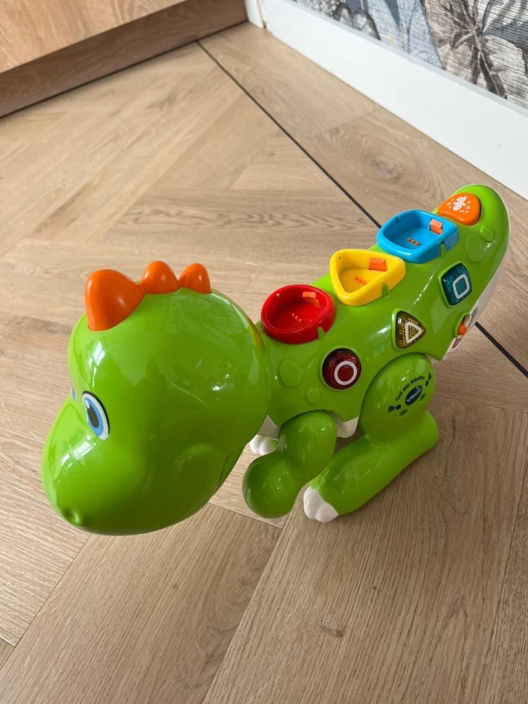 Vtech dino met muziek, Kinderen en Baby's, Speelgoed | Vtech, Ophalen, Zo goed als nieuw