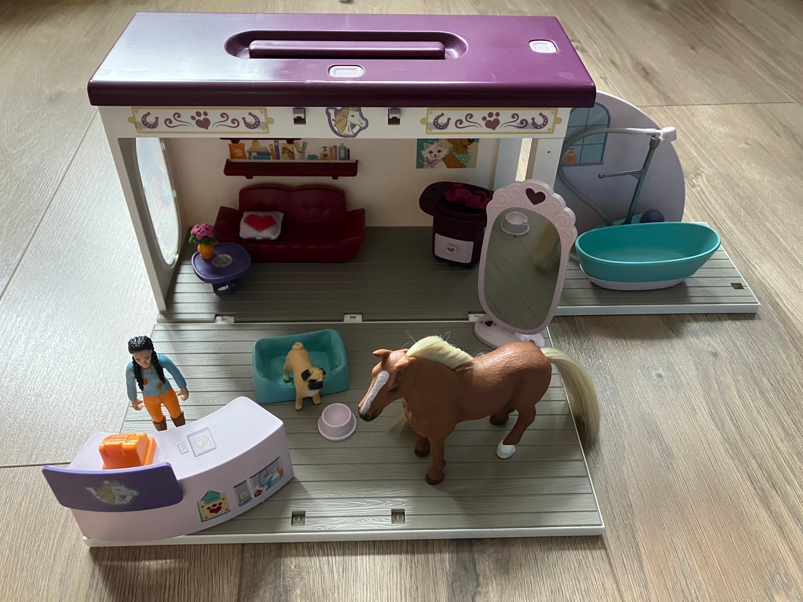 Schleich horse club dierensalon 42614, Ophalen of Verzenden, Zo goed als nieuw