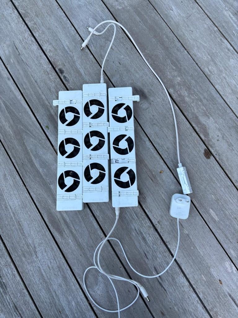SpeedComfort Radiator Ventilator (3x) - Energiezuinig, Doe-het-zelf en Verbouw, Verwarming en Radiatoren, Ophalen, Gebruikt, Minder dan 30 cm