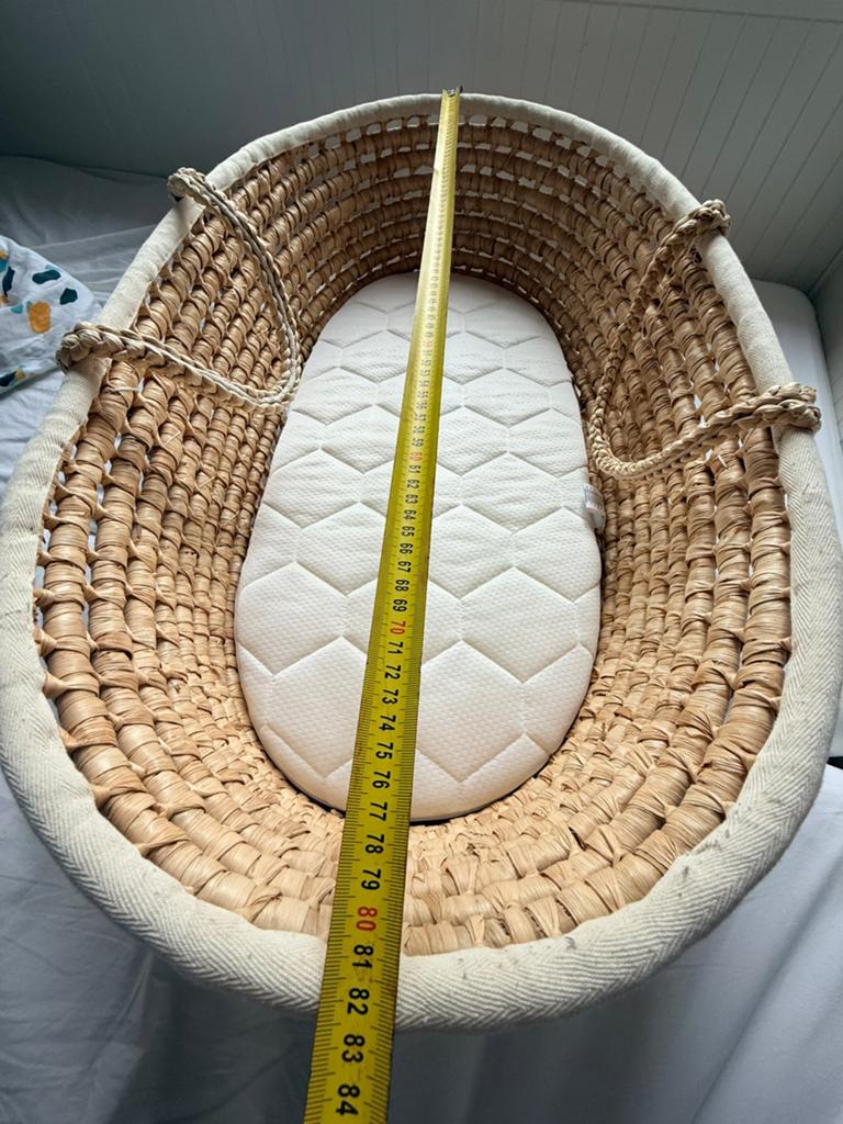 Mooie Mozes mand / baby mand met matras – uitstekende staat, Ophalen, Zo goed als nieuw