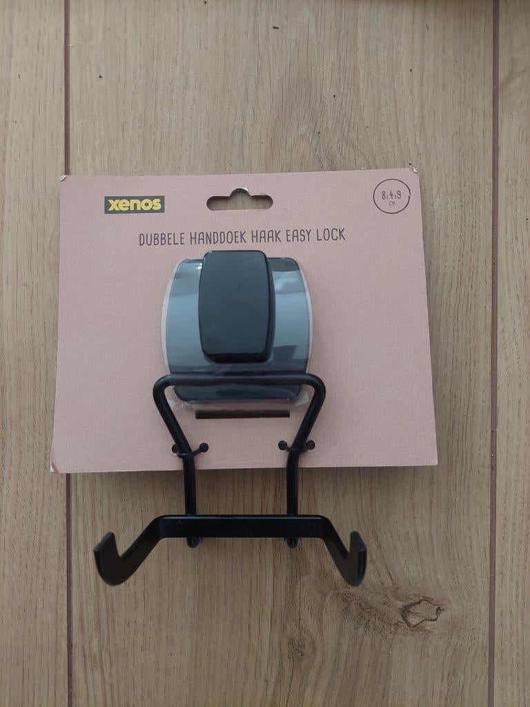 Xenos Dubbele Handdoek Haak Easy Lock, Huis en Inrichting, Badkamer | Badtextiel en Accessoires, Ophalen of Verzenden