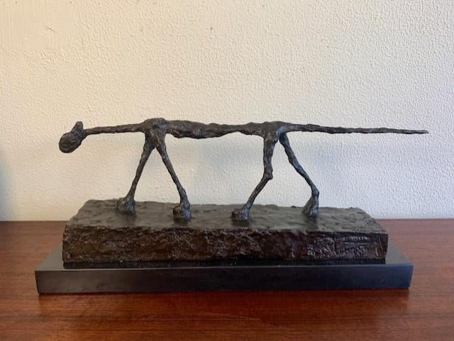 Bronzen Beeld Kat Le Chat Alberto Giacometti Gesigneerd, Antiek en Kunst, Kunst | Beelden en Houtsnijwerken, Ophalen of Verzenden