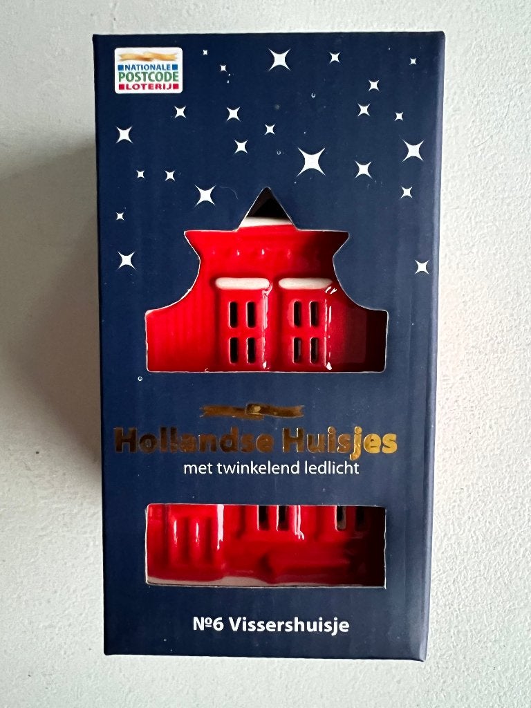 Postcodeloterij Huisje nr. 6 Vissershuisje, Kerst, NIEUW, Ophalen of Verzenden, Nieuw