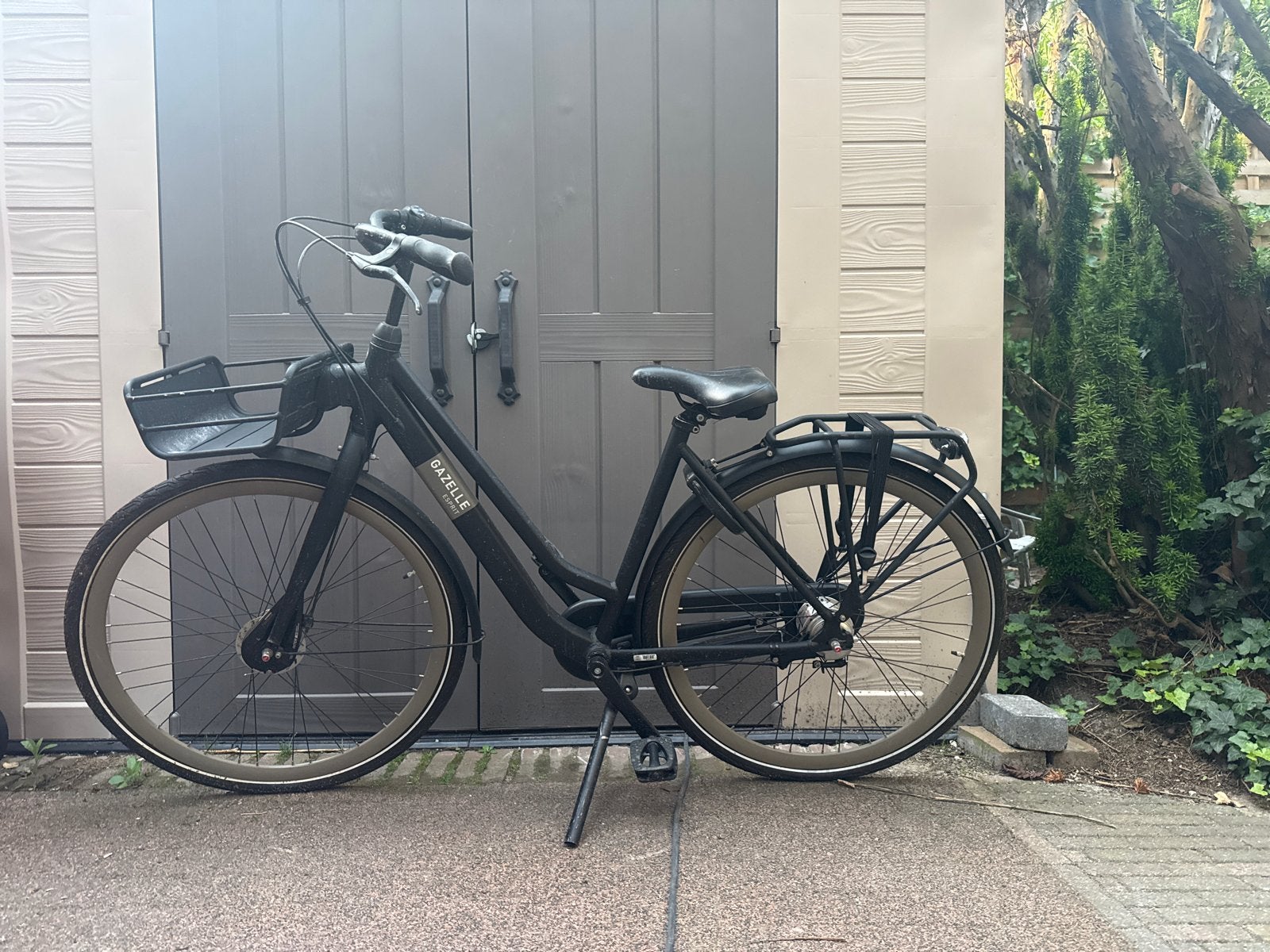 Gazelle Esprit D49 Transportfiets - Zwart, Ophalen, Terugtraprem, Gebruikt, 47 tot 50 cm