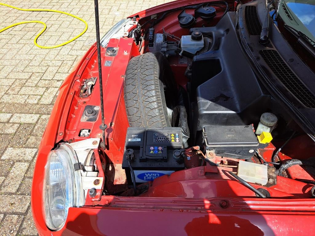 MG 1999 Rood, Auto's, MG, Particulier, F, Benzine, Cabriolet, Geïmporteerd, Rood, Zwart, Leder, Ophalen