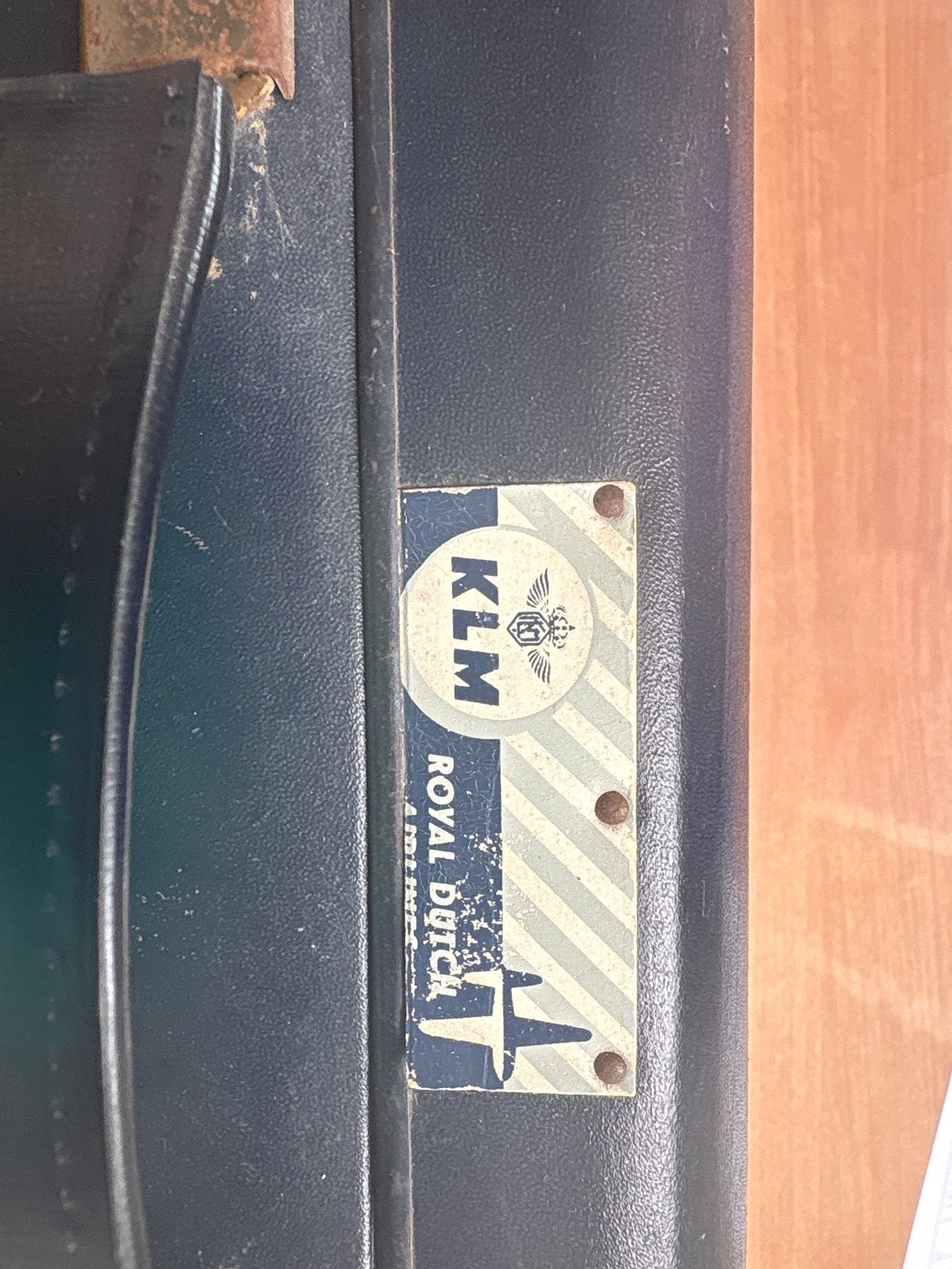 Vintage KLM Royal Dutch Airlines Koffer, Ophalen of Verzenden, Gebruikt