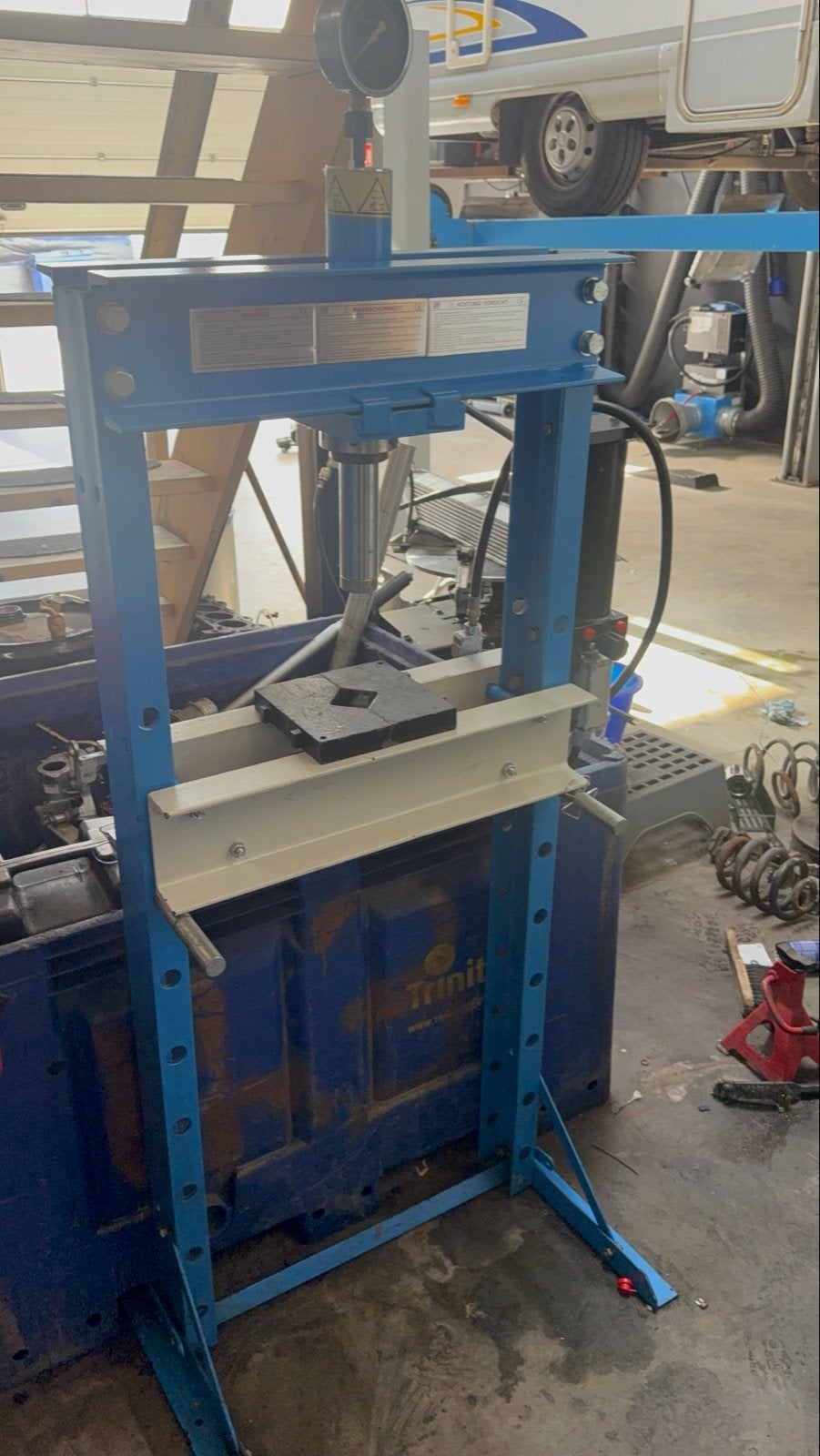HBM Machines 20 Ton Werkplaatspers, Doe-het-zelf en Verbouw, Ophalen of Verzenden, Gebruikt
