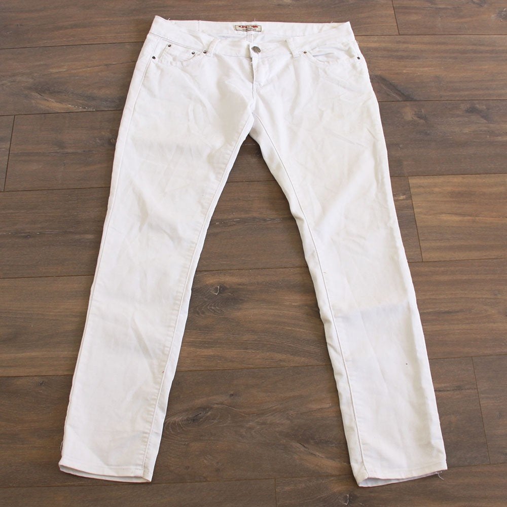 Mooie Place De Jour Broek - 102 (Maat 42) € 30,-, Wit, Maat 42/44 (L), Ophalen of Verzenden, Zo goed als nieuw