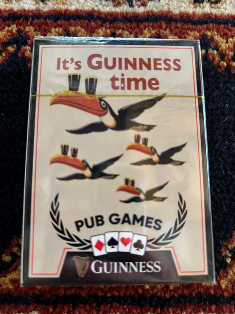 Guinness bier speelkaarten (nieuw!), Verzamelen, Biermerken, Ophalen of Verzenden, Nieuw, Overige typen, Overige merken