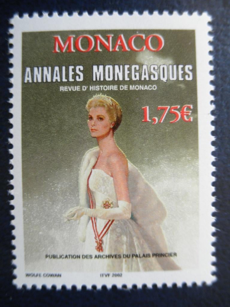 Postzegels Monaco 2002 koningin Gracia Patricia cw € 4,20 pf, Ophalen of Verzenden, Postfris