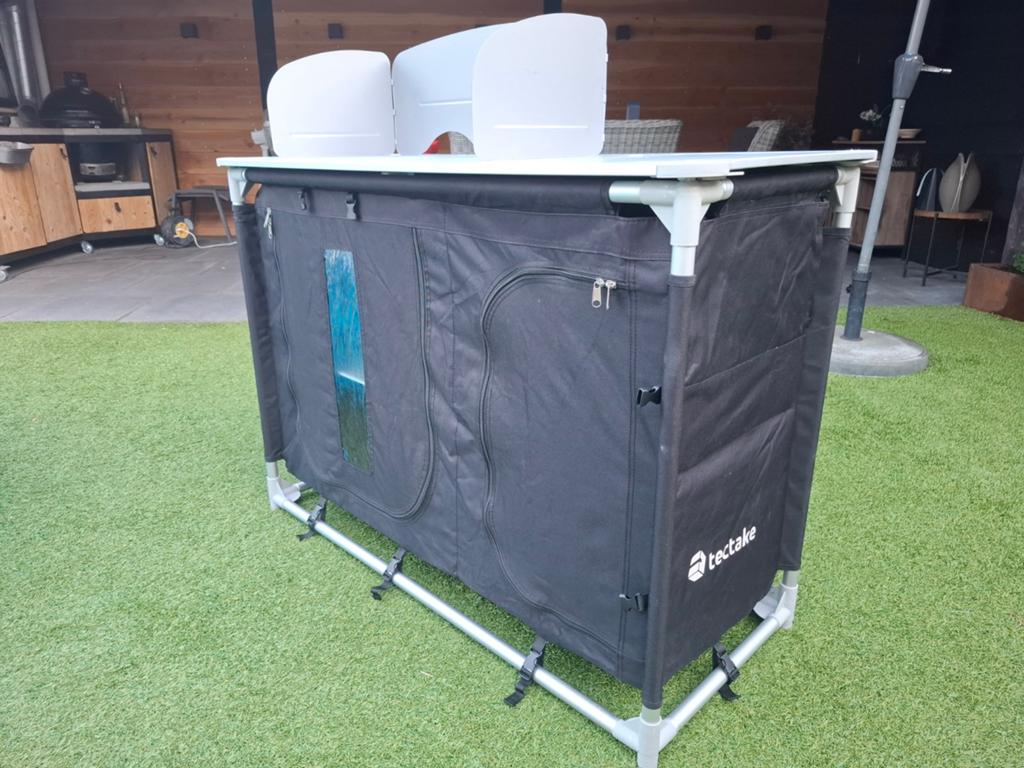 Campingkast, Ophalen, Gebruikt